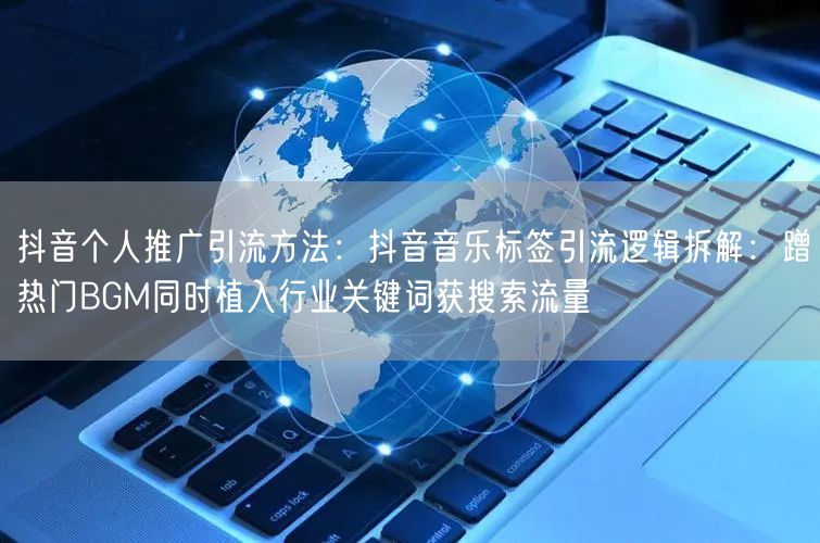 抖音个人推广引流方法：抖音音乐标签引流逻辑拆解：蹭热门BGM同时植入行业关键词获搜索流量