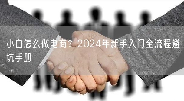 小白怎么做电商？2024年新手入门全流程避坑手册